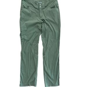 Columbia Green Omni-Shield Advanced Repellency Convertible Outdoor Pants Size 16